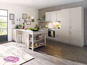 Schuller Casa Satin Pore in Sand Grey