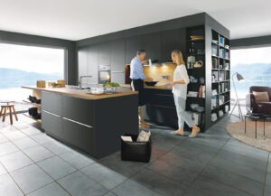 Schuller Smartglas Matt in Polymer Glass Lava Black