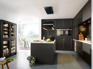 Schuller Vienna Satin in Lava Black